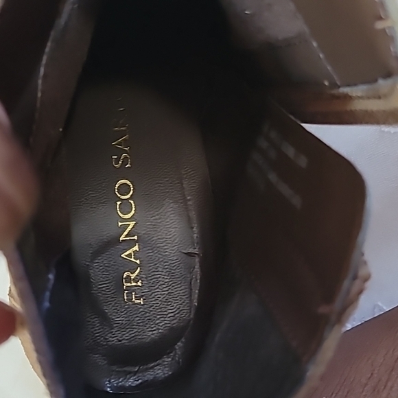 Franco Sarto Women's Ankle Booties Size 7.5  Tan - Picture 5 of 8